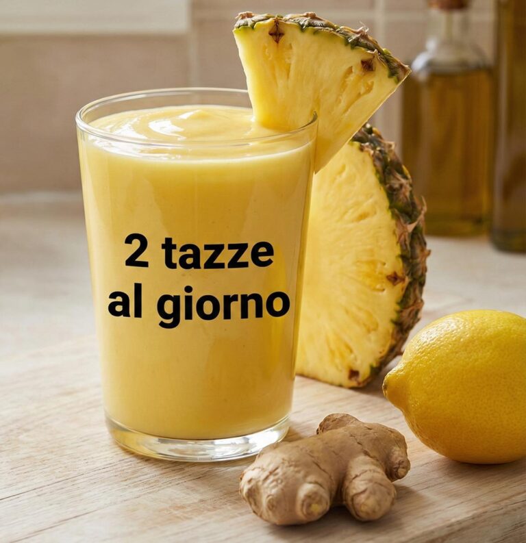 Ananas, limone e zenzero: la bevanda curativa che brucia il grasso addominale