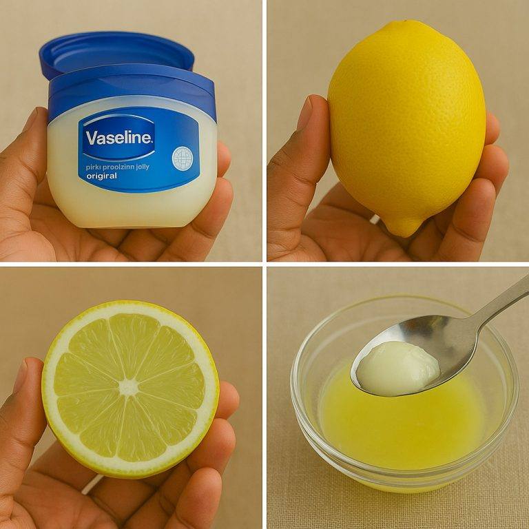 Mescola la vaselina con il limone! Se solo l’avessi saputo prima