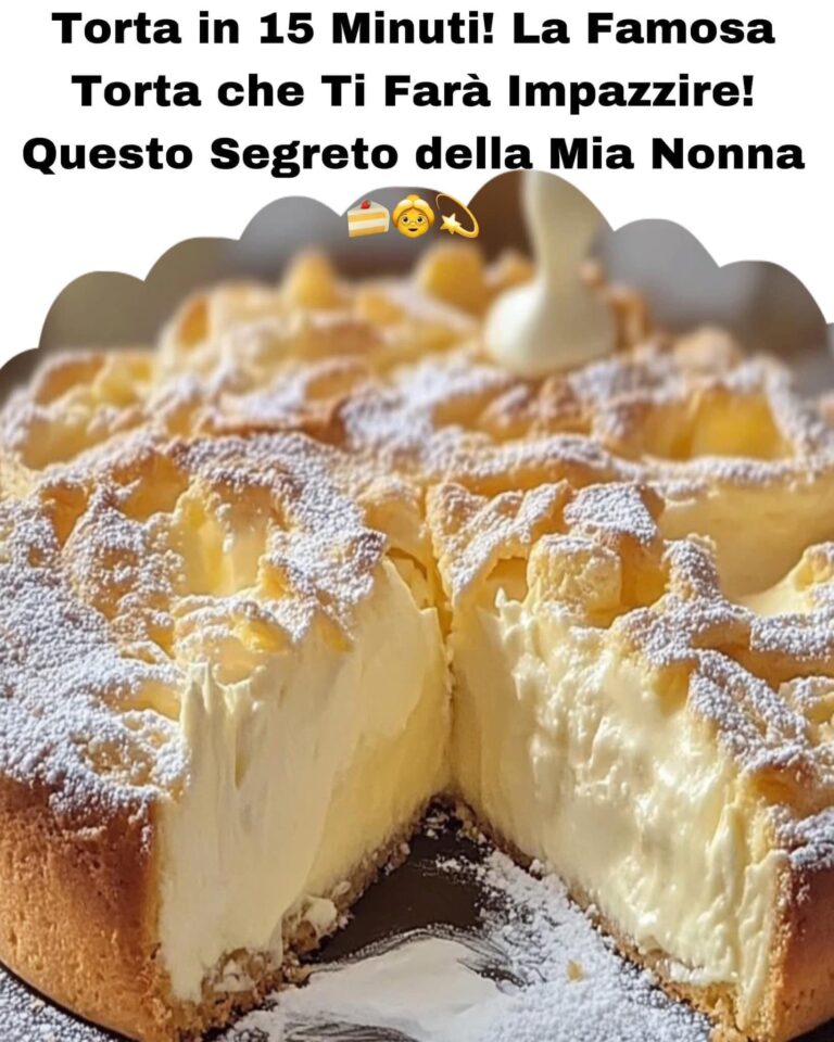 Torta in 15 Minuti! La Famosa Torta che Ti Farà Impazzire! Questo Segreto della Mia Nonna