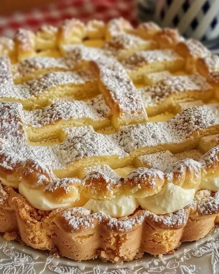torta con crema e ricotta