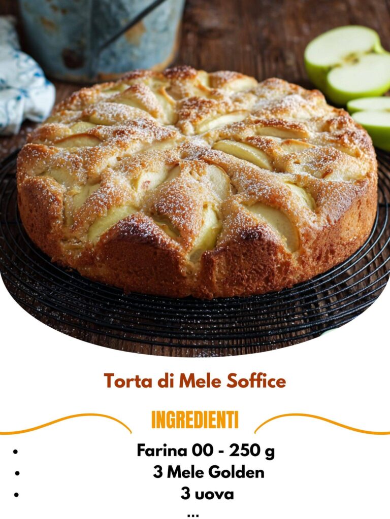 Torta di mele soffice