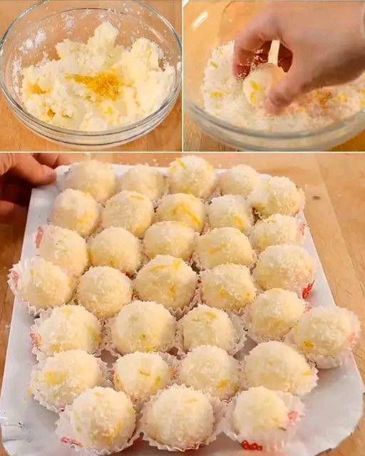 Tartufini Cocco e Limone