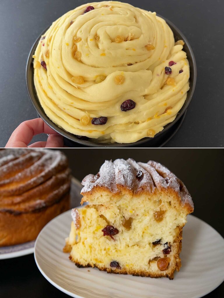 Altro che panettone industriale! Con questa versione fatta in casa con noci e uvetta spacchi a Natale: è più leggera, profumata e ha solo 290 kcal a fetta!