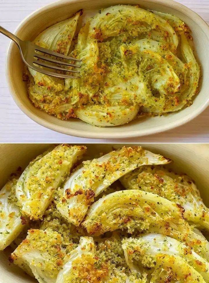 Finocchi gratinati leggeri e saporiti