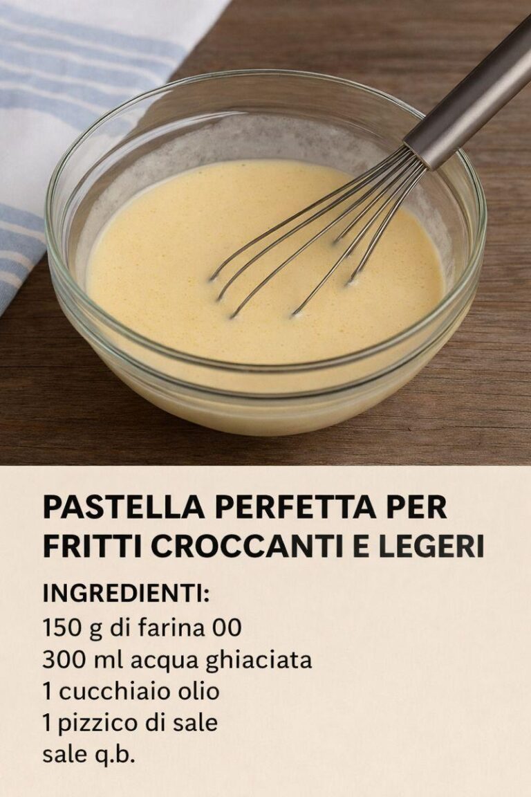 PASTELLA PERFETTA PER FRITTI CROCCANTI E LEGGERI