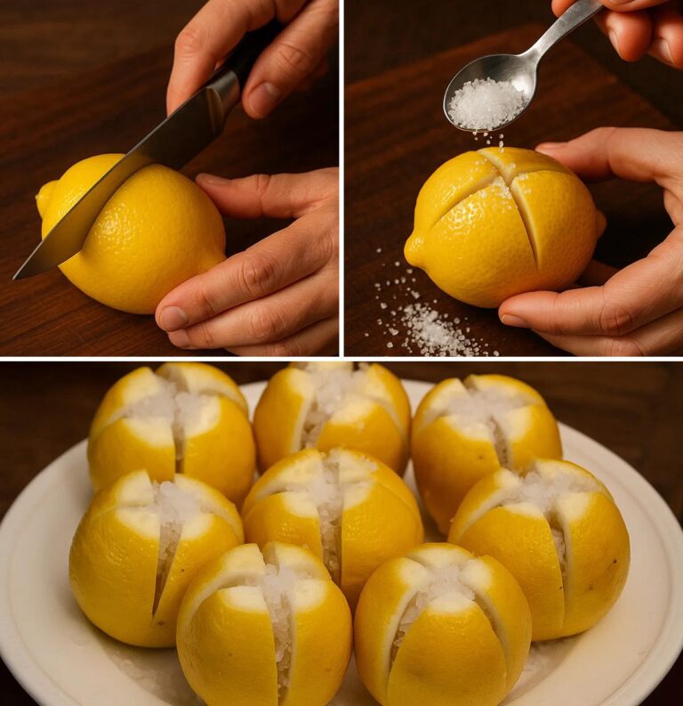 Il trucco della nonna del versale del sale su un limone: ecco a cosa serve