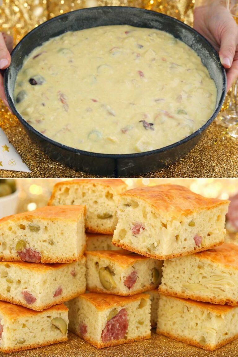 Il giorno dopo Capodanno, con il frigo pieno di avanzi, preparo sempre questa torta salata con tutti gli avanzi delle feste