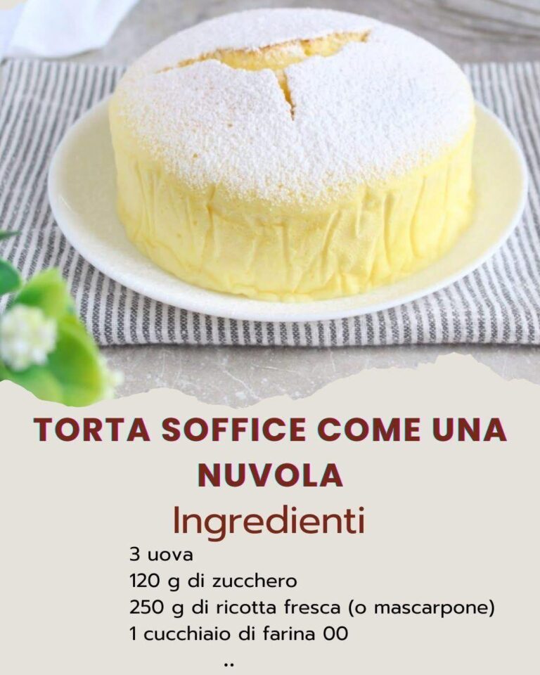 Torta soffice come una nuvola