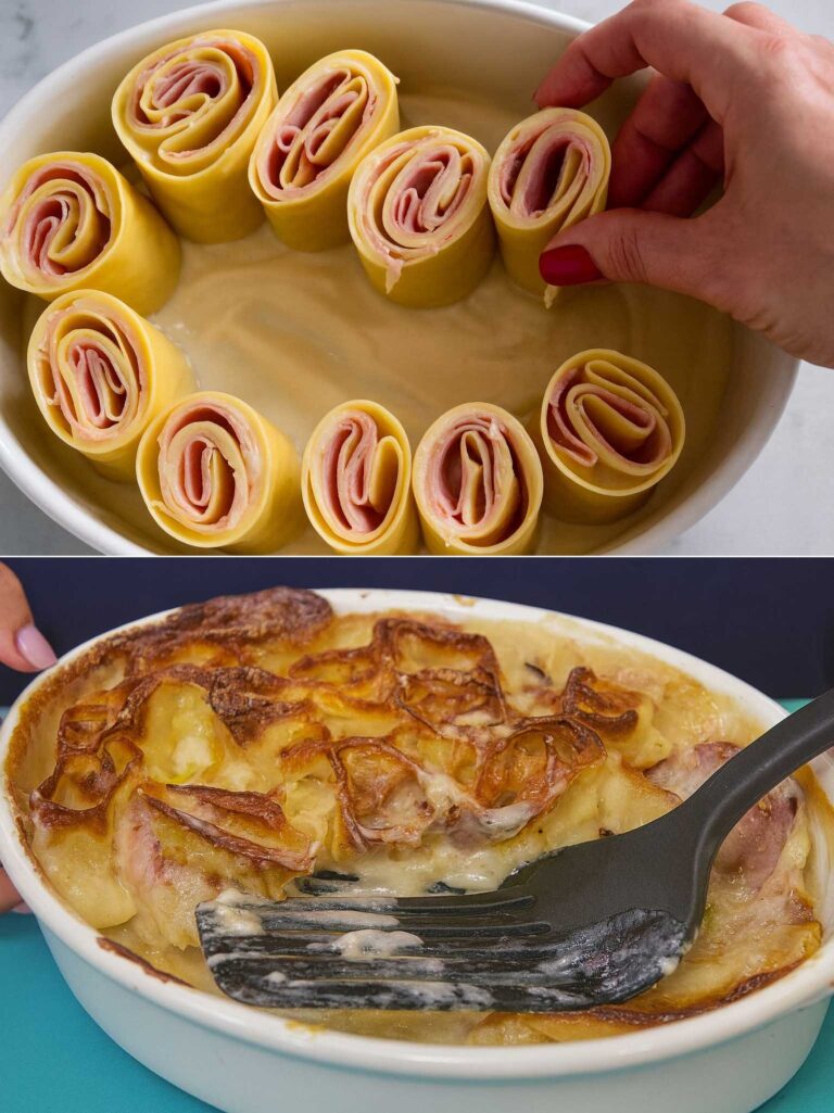 Quando voglio qualcosa di buono senza appesantirmi… per l’Epifania faccio queste girelle di lasagne (spariscono in un attimo!)