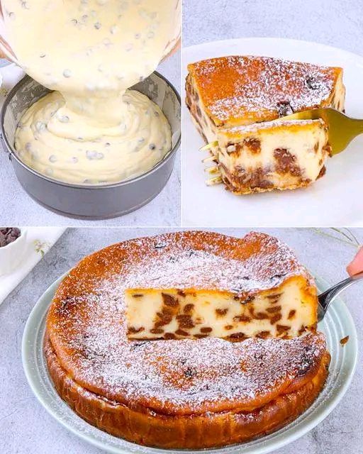 Torta allo yogurt e gocce di cioccolato