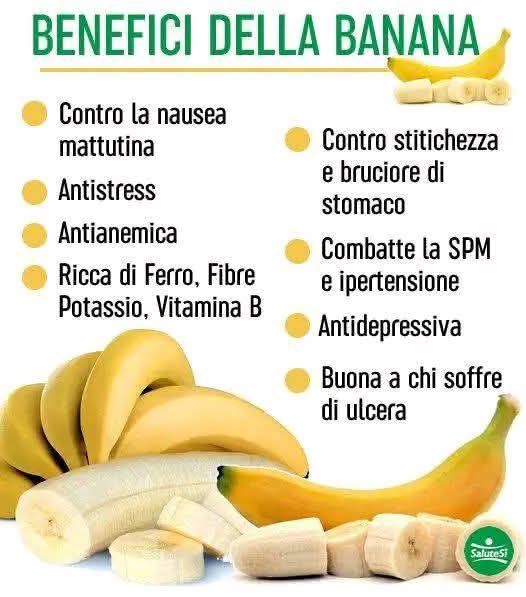 Banane Benefici Proprietà Nutrizionali e Possibili Controindicazioni