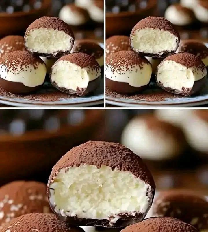 Tartufini Ripieni Senza Cottura