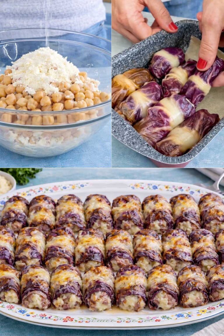 Questi involtini di radicchio leggeri e digeribili, non gonfiano: è un modo semplice e gustoso per mangiare più verdure e legumi assieme!