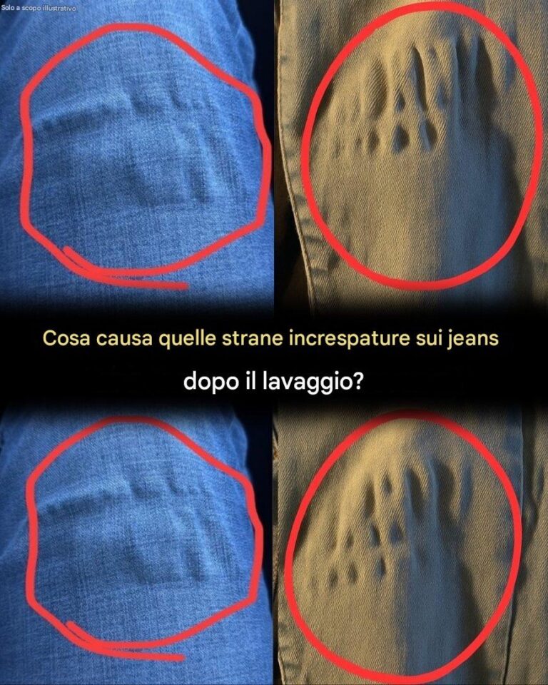 Perché i jeans si formano quelle strane pieghe dopo il lavaggio (e come si possono risolvere)?
