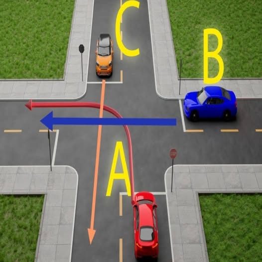 Quale auto ha la precedenza? Anche i conducenti più esperti rimarranno confusi.