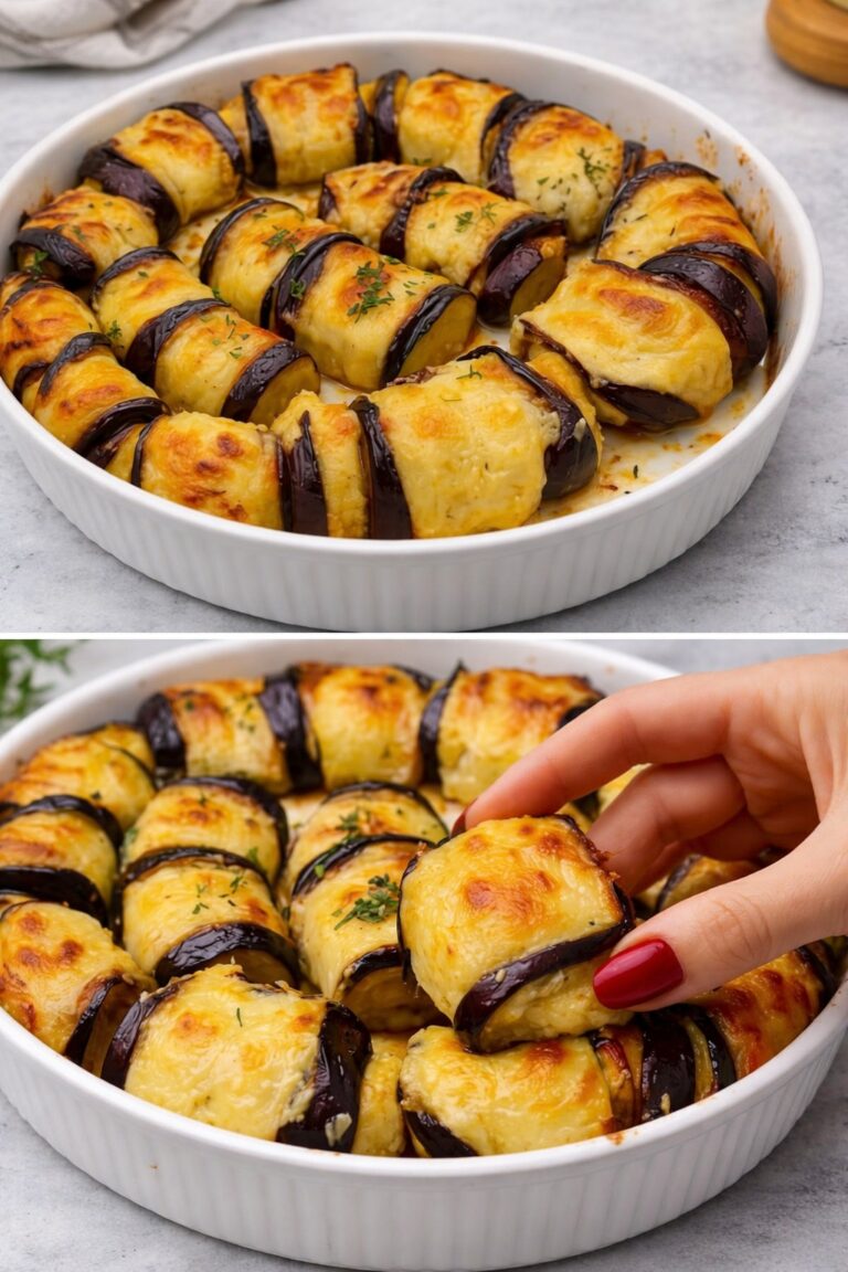 Non devo friggere e non sporco nulla: rotolini di melanzane che faccio sempre d’estate pronti in meno di un’ora e con solo 150 Kcal!