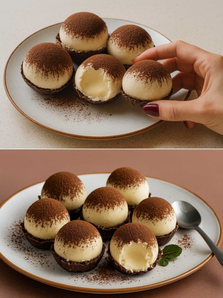 A Capodanno mi concedo solo questi: tartufi al tiramisù leggeri e cremosi con 70 calorie, li preparo ogni anno e non ne resta mai uno!