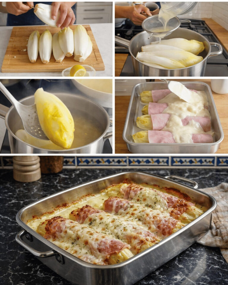 Gratin di indivia e prosciutto – Il classico comfort food