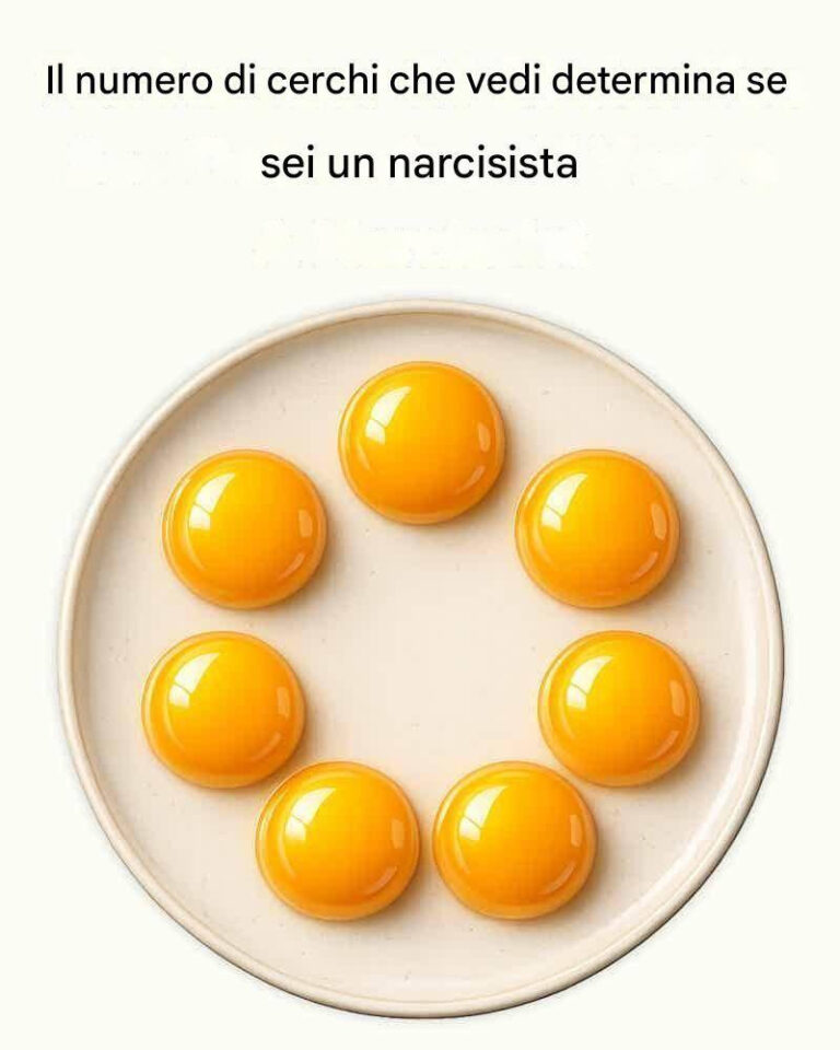 Il numero di cerchi che vedi determina se sei un narcisista