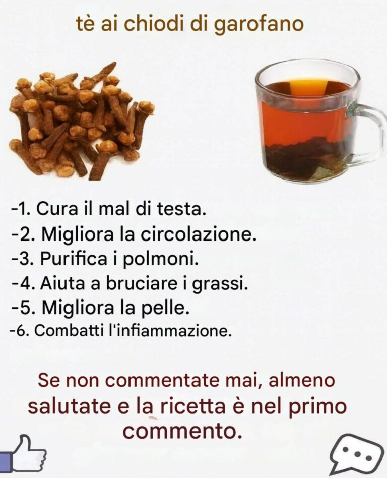 Ricetta passo passo per il tè ai chiodi di garofano