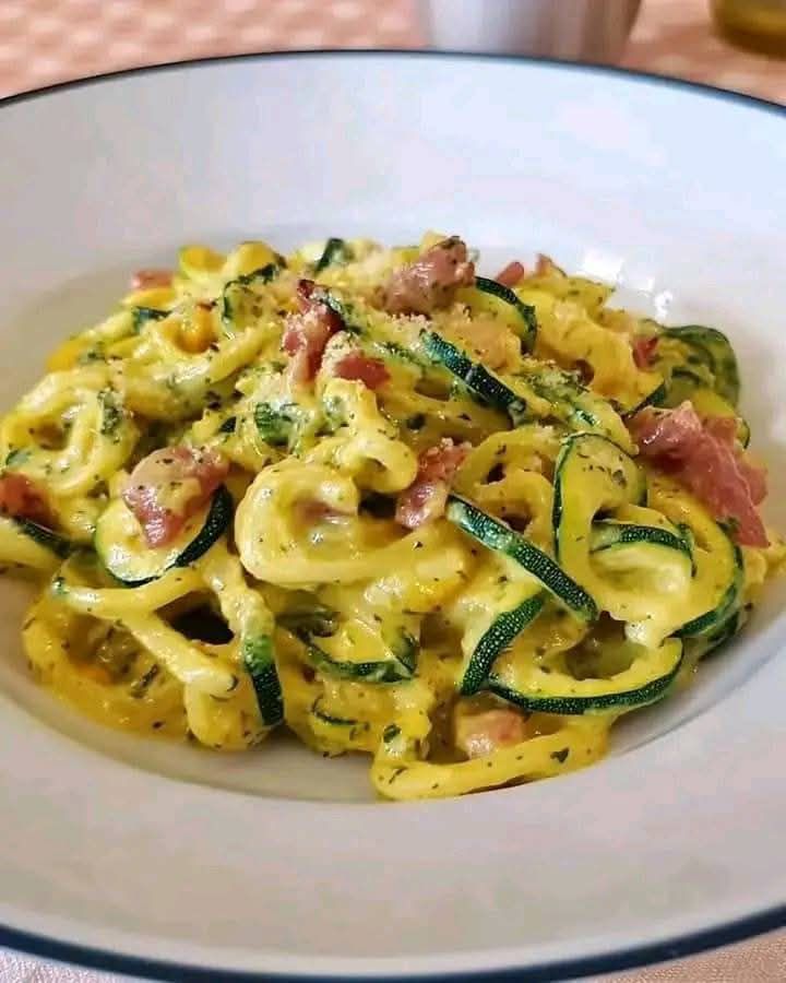 Carbonara di Zucchine Cremosa e Leggera