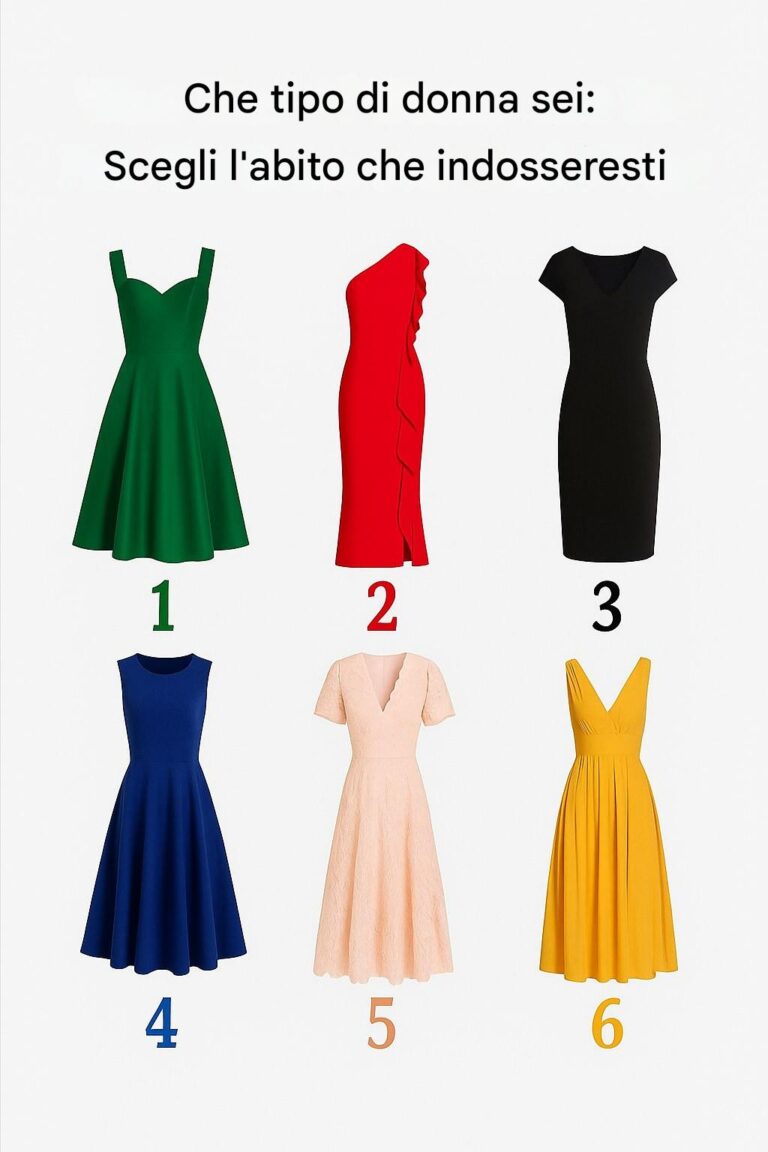 Che tipo di donna sei? Scegli l’abito che indosseresti per scoprirlo