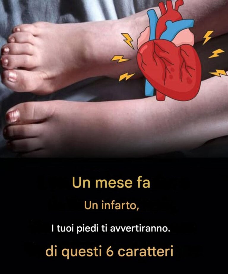 Un mese prima di un infarto, i tuoi piedi ti avvertono di questi 6 segnali.