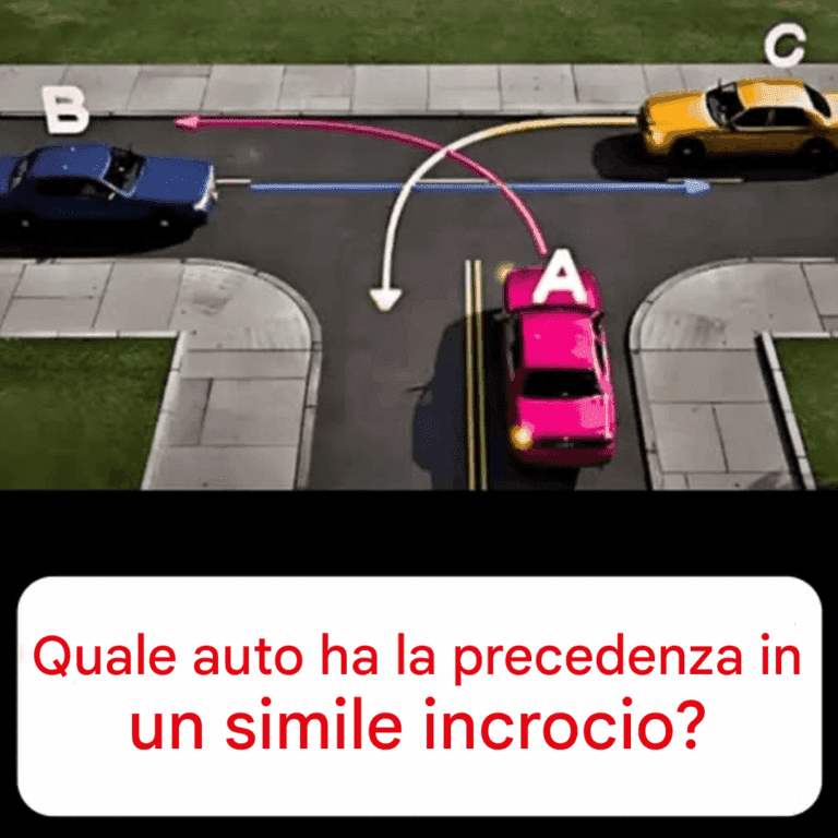 Quale auto ha la precedenza in questo tipo di incrocio? Pochi automobilisti conoscono la risposta corretta.